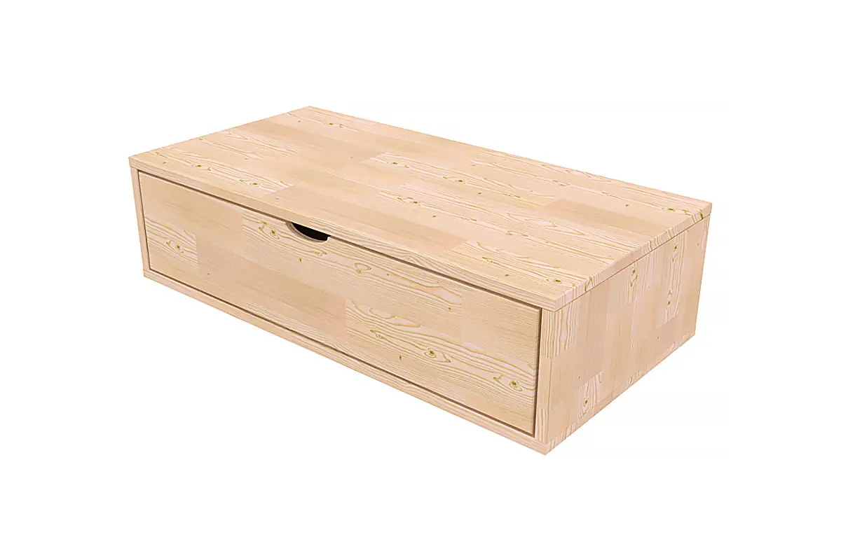 Cube de rangement bois cm + tiroir
