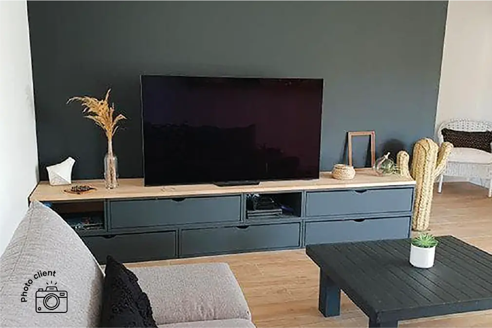 Cube de rangement bois cm — vue 6