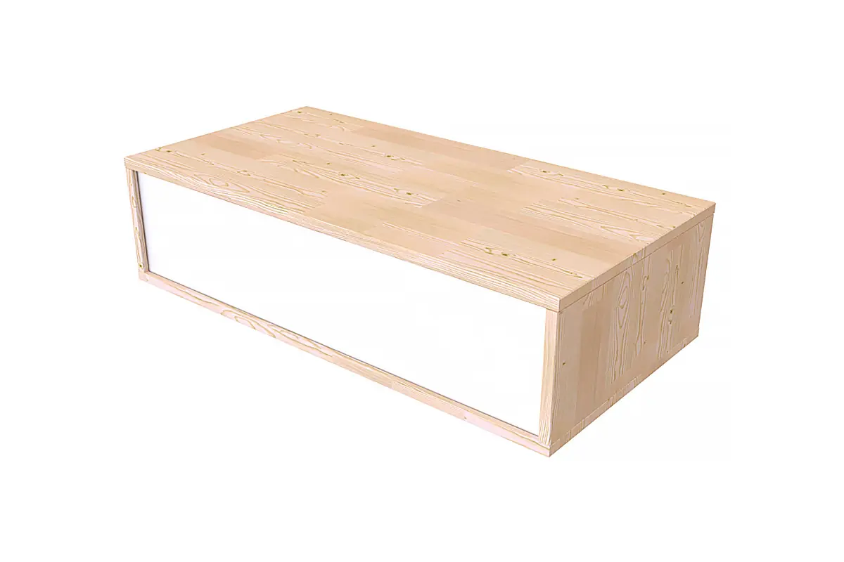 Cube de rangement bois cm + tiroir — vue 4