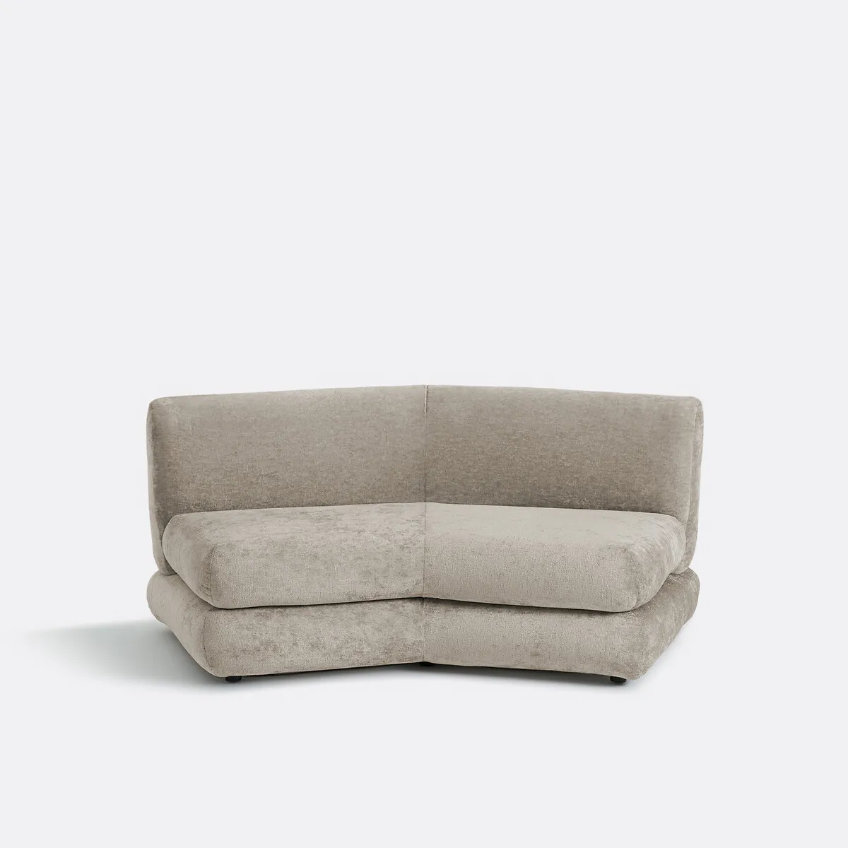 Banquette Modulable 2 Places Velours Épais, HOOVER