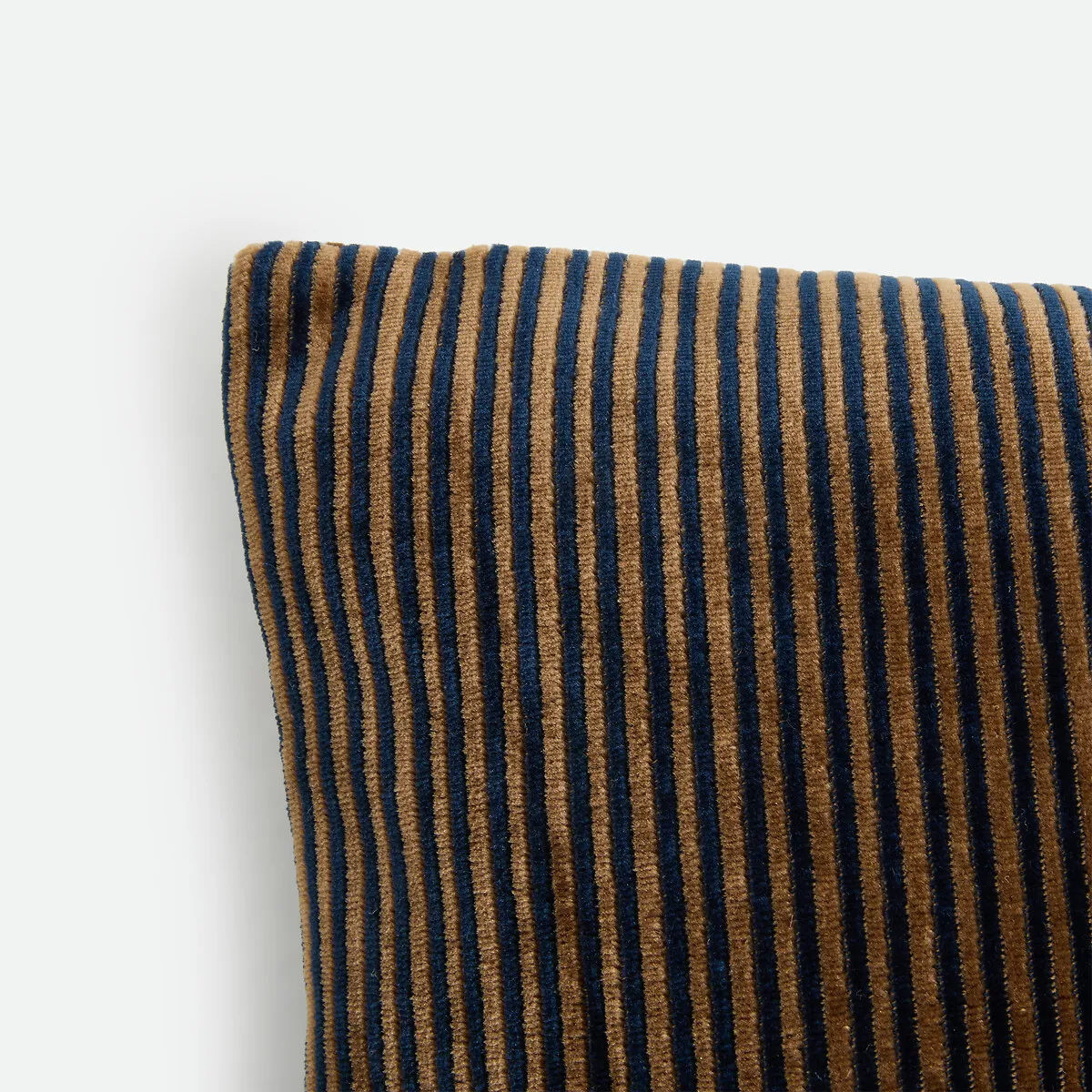 Housse De Coussin Rectangulaire, Rayée, En Velours, MANOKI — vue 3