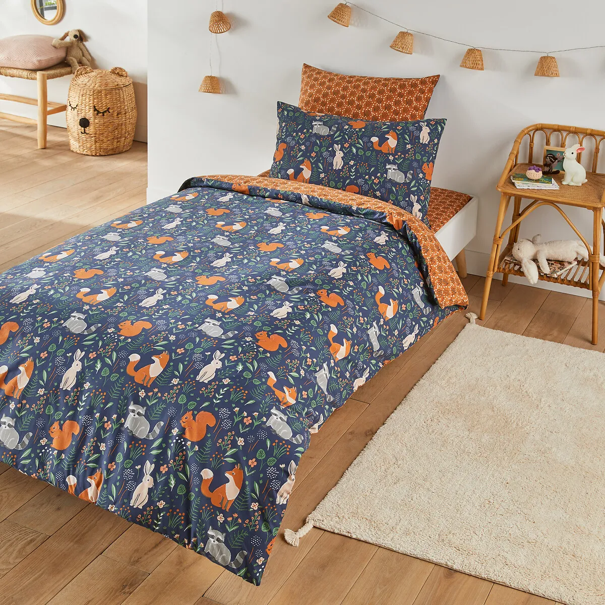 Drap-housse Enfant En Coton, Dans Les Bois — vue 3