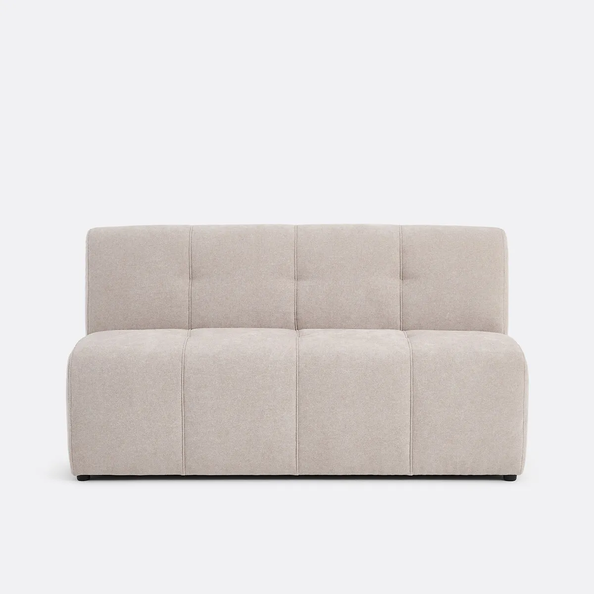 Élément Banquette De Table Modulable, 3 Places, En Chenille Fine, ANETA