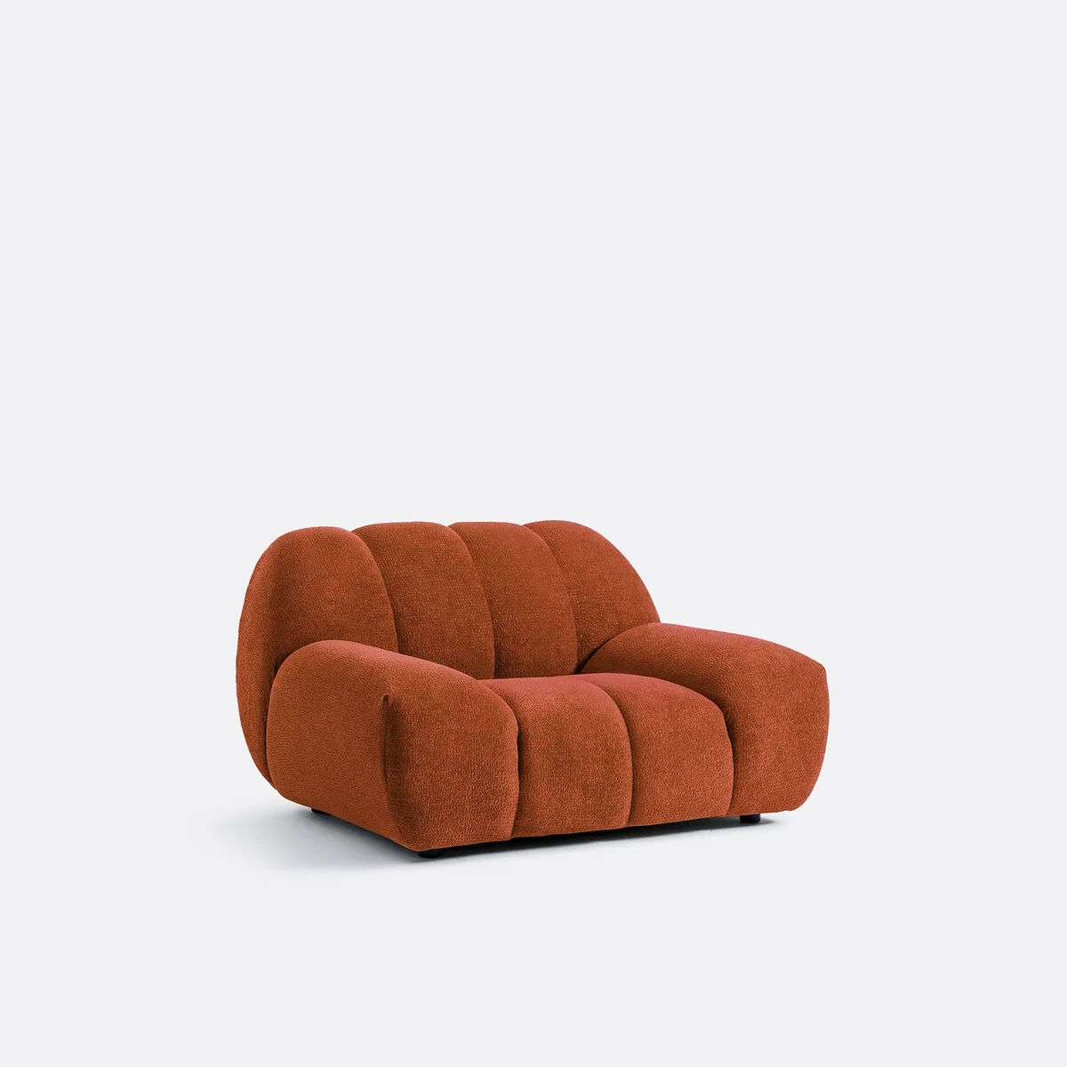 Fauteuil XL, Tissu Relief, Nuria — vue 3