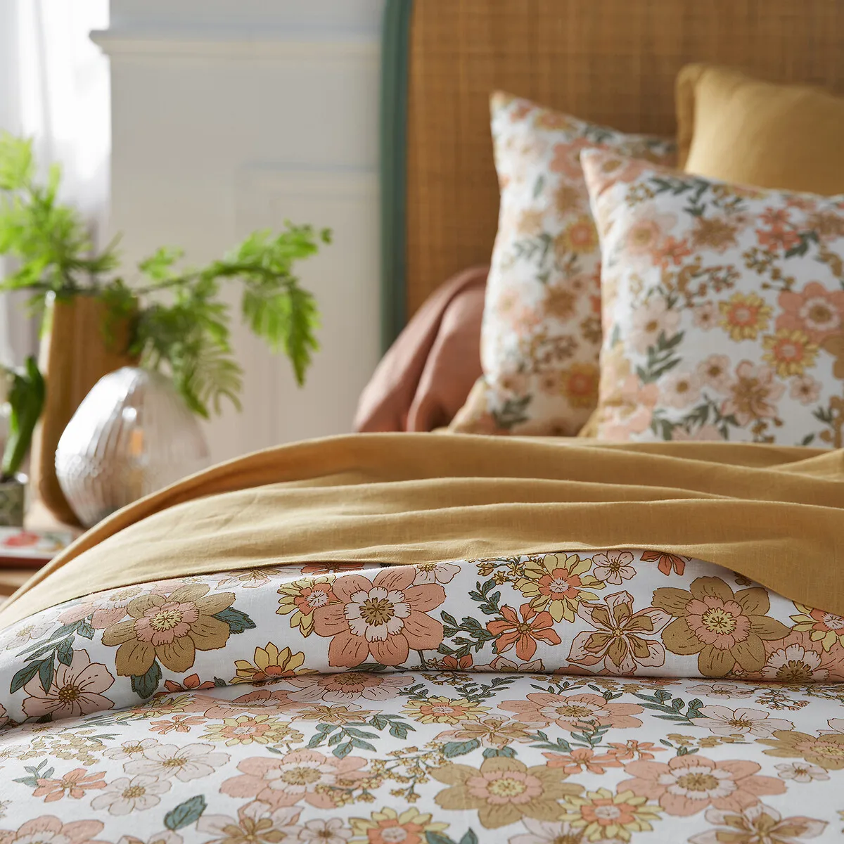 Housse De Couette Coton/lin Lavé, Rosemary — vue 3