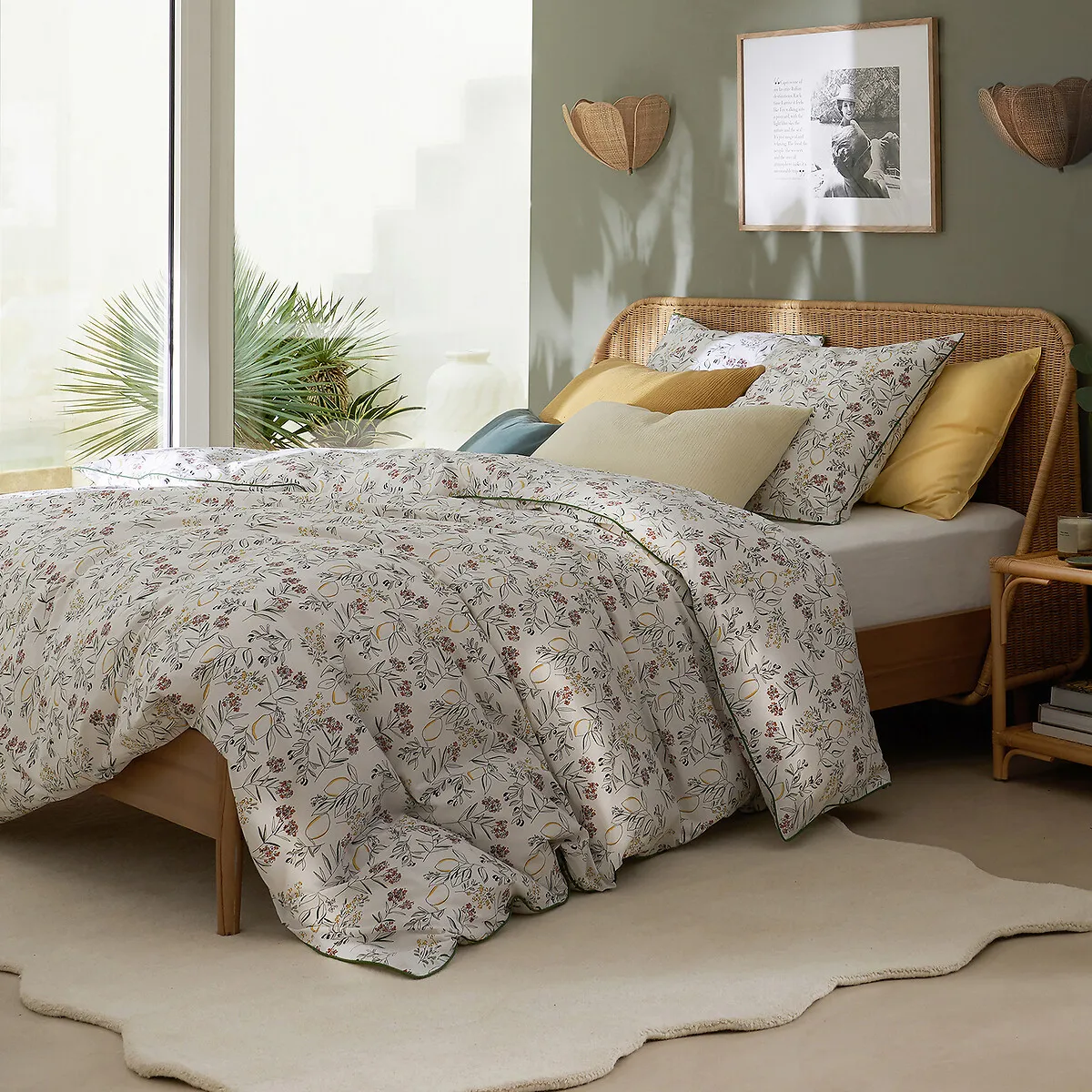 Housse De Couette Percale De Coton, Rosalina