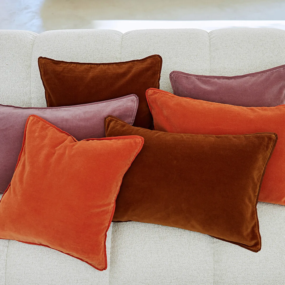 Housse De Coussin Velours Uni, Alette — vue 3