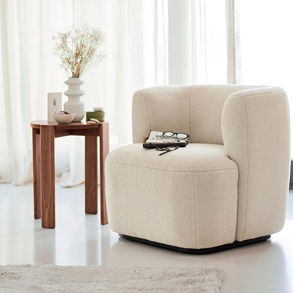 Fauteuil Boucletteépaisse Nidou — vue 3