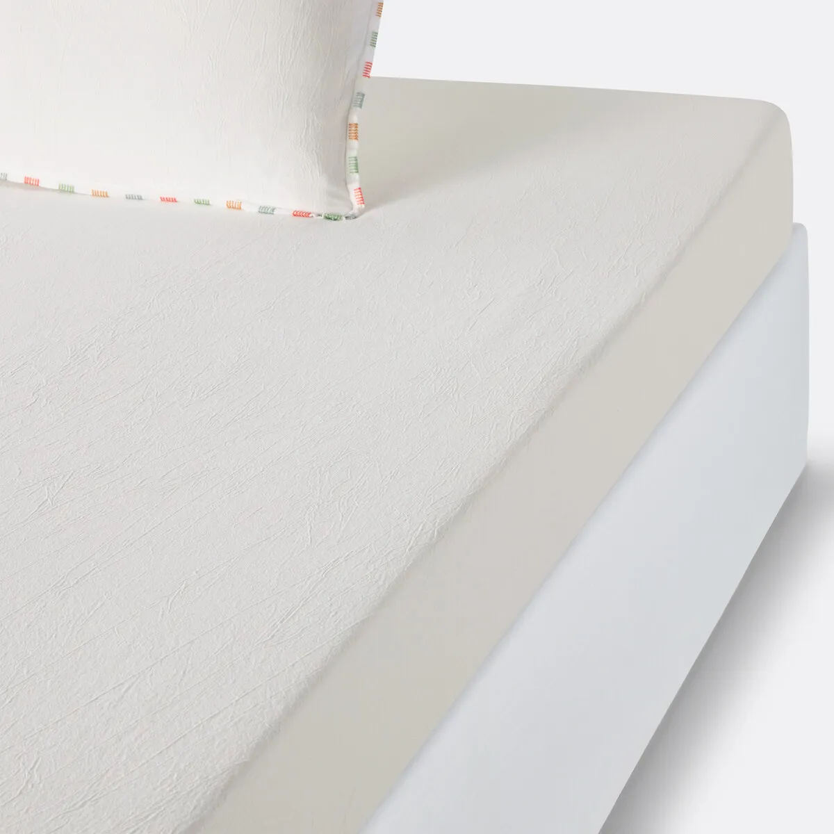 Drap-housse Coton Lavé, Bonnet 30 Cm, Neruda