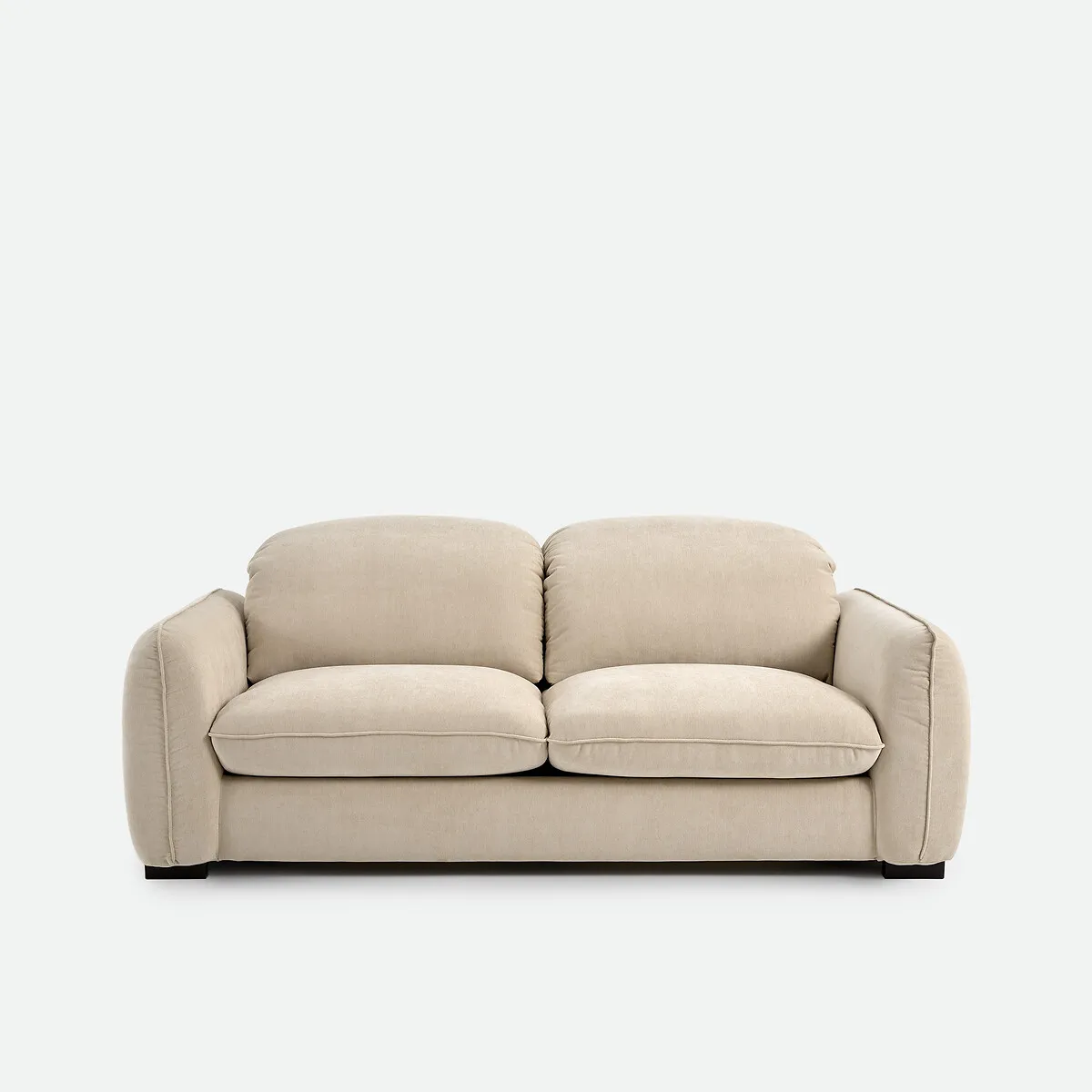 Canapé Convertible, 3 Places, En Polyester Chiné, Avec Têtières, ISLA