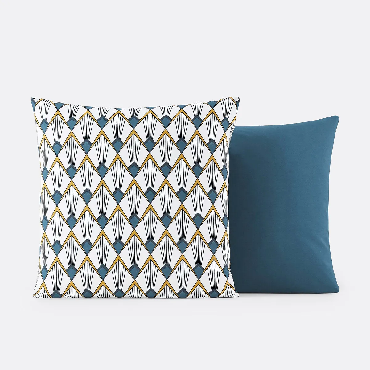Taie D’oreiller Percale, Elisa Bleue — vue 3