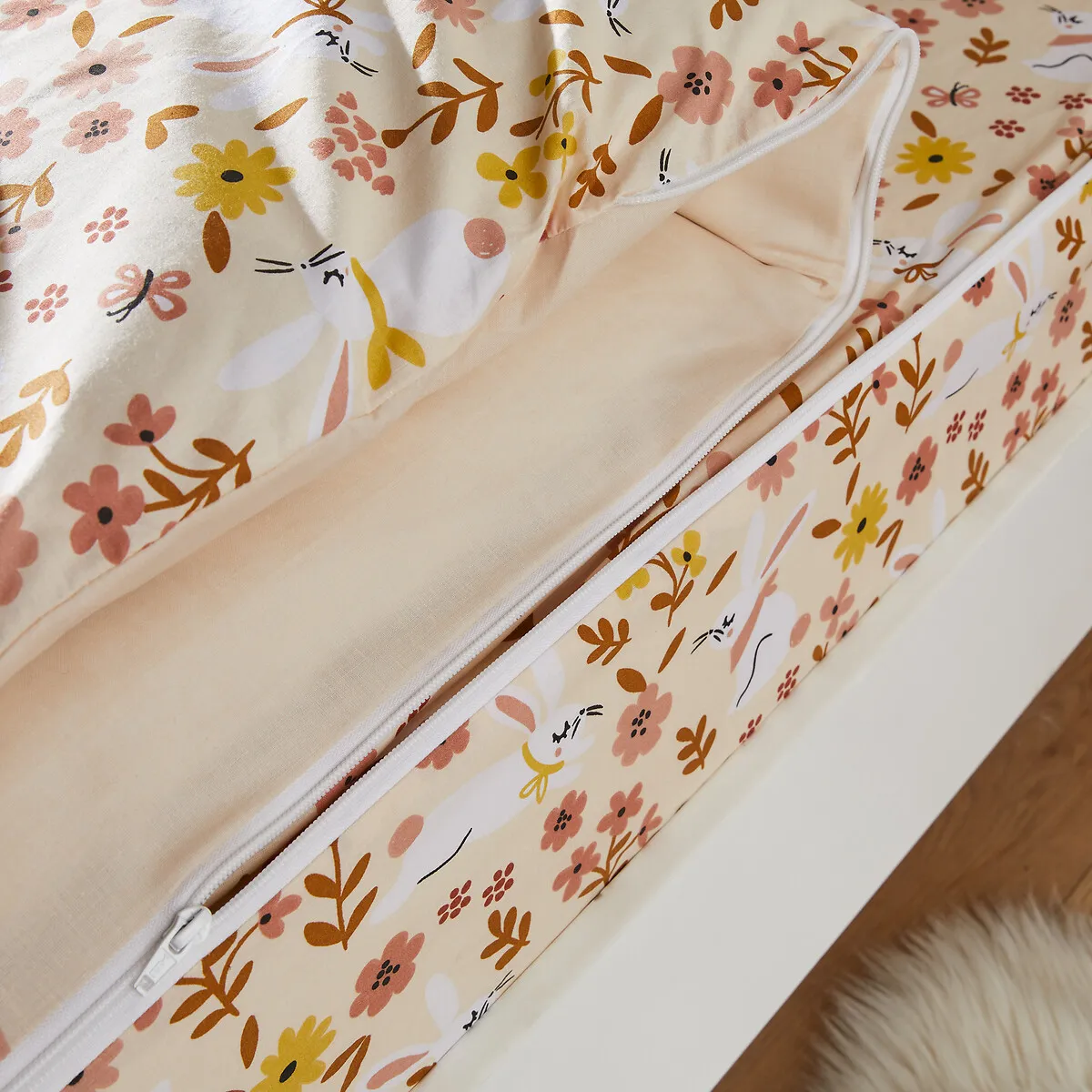 Caradou® Avec Couette, Lapin Fleuri — vue 3
