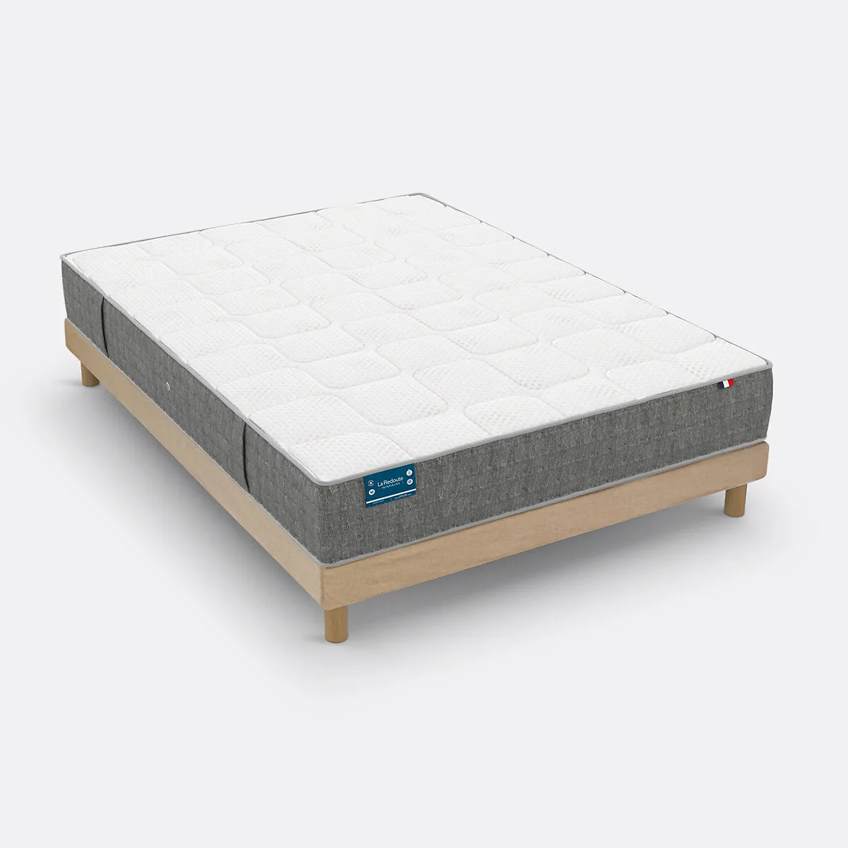 Ensemble Matelas 640 Ressorts, Soutien Ferme, Accueil Moelleux