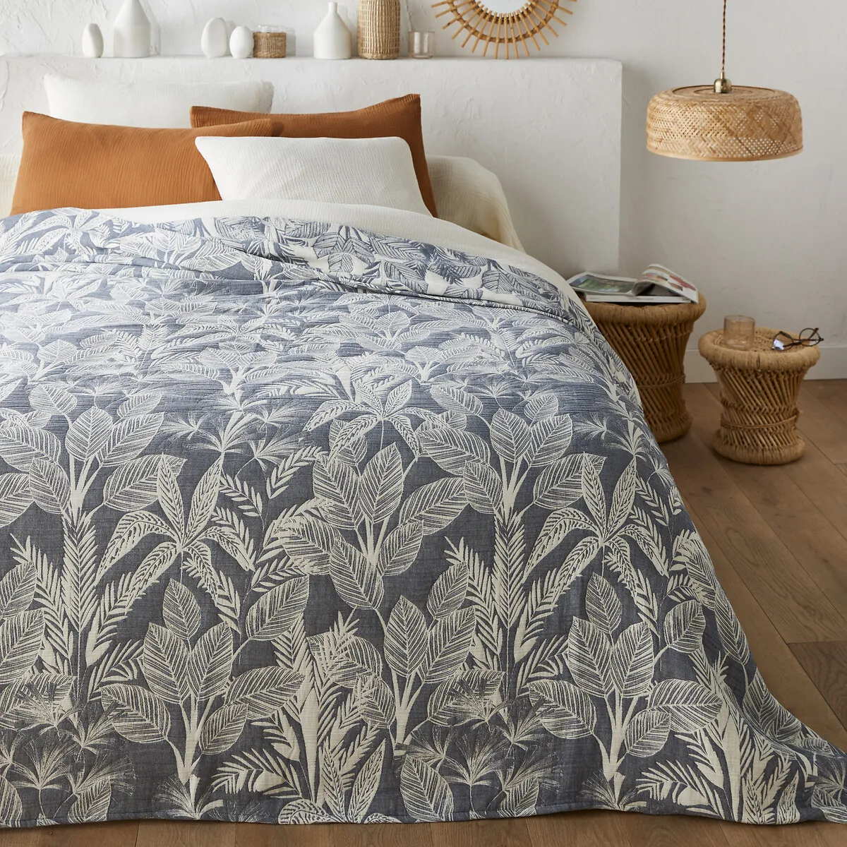 Dessus De Lit Jacquard Réversible, Siamang