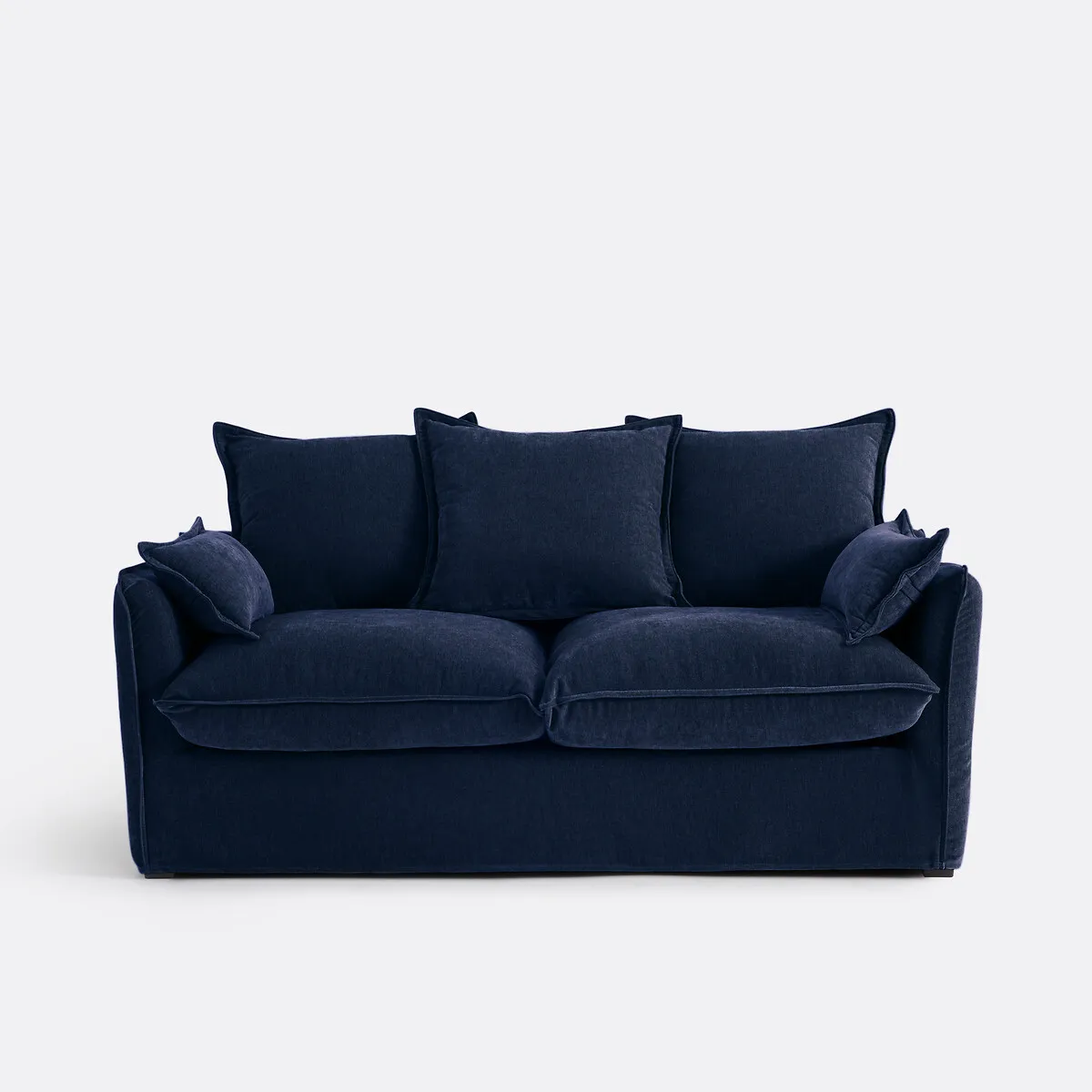 Canapé Convertible, 2 Ou 3 Places, Déhoussable, Polyester Chiné, ODNA