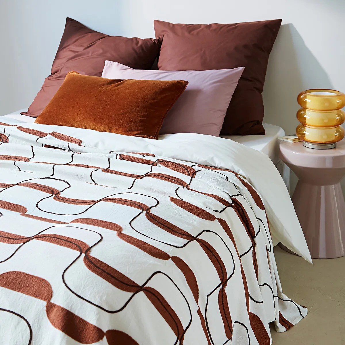 Taie D'oreiller Unie En Percale De Coton, 80 Fils, Scenario — vue 3