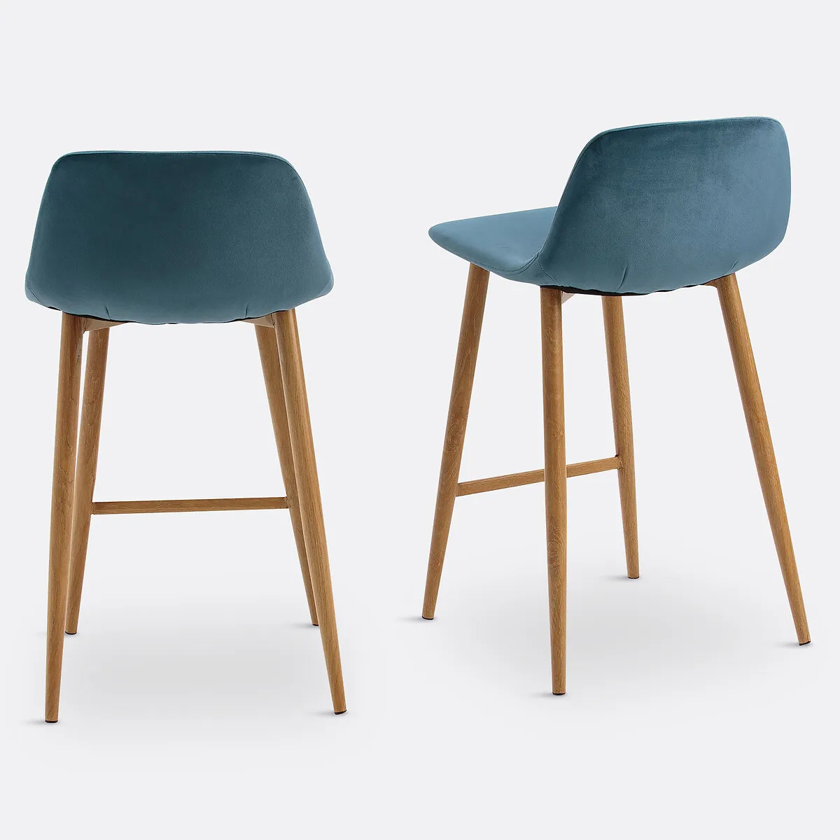 Lot De 2 Chaises De Bar Mi-hauteur Lavergne — vue 3