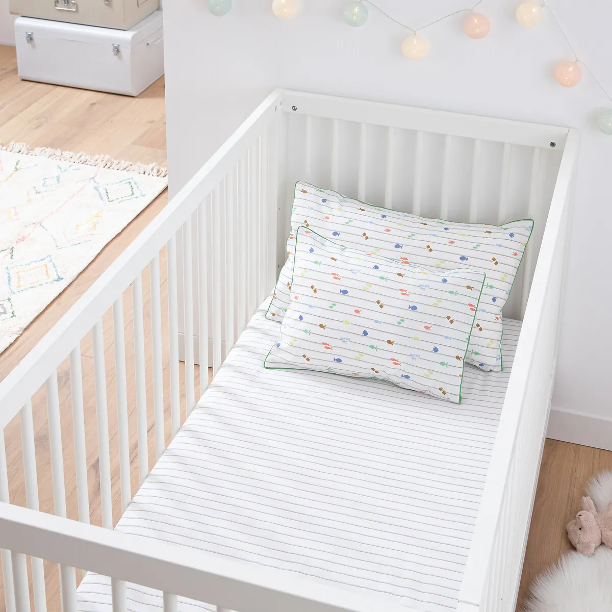 Drap-housse Percale De Coton Bonnet 17 Cm, Elliot