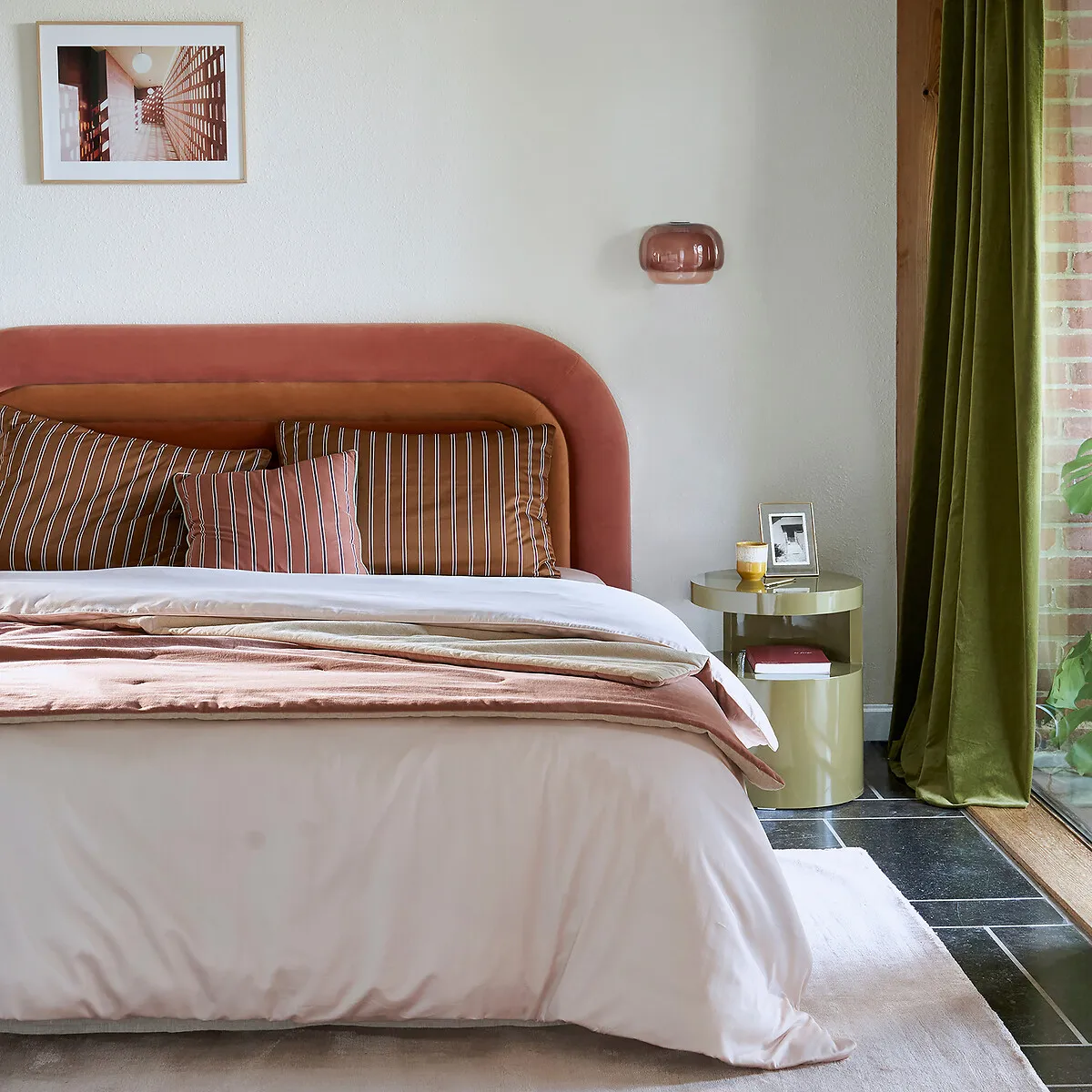 Housse De Couette En Satin De Coton, 153 Fils, Opale — vue 3
