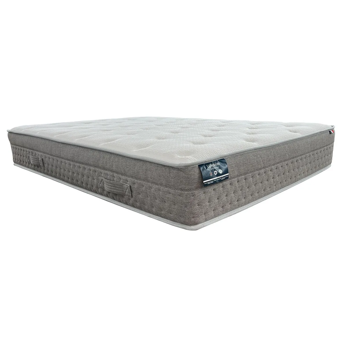 Matelas 1362 Ressorts Ensachés, 7 Zones, Soutien Ferme, Accueil Équilibré