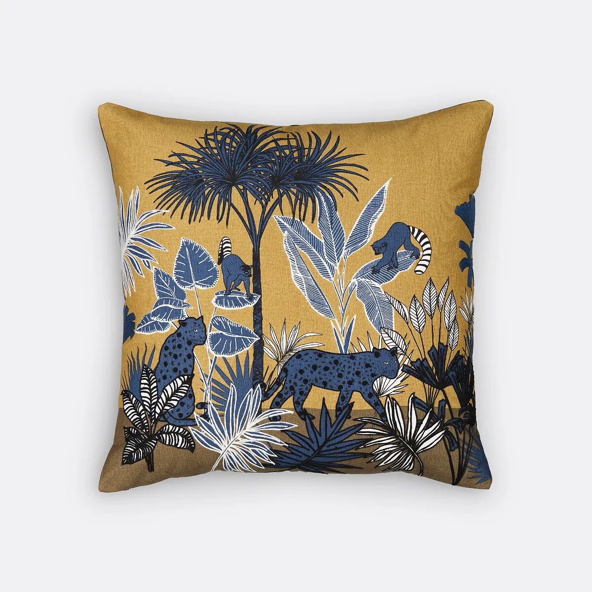 Housse De Coussin Brodée, 45x45 Cm, Malacca