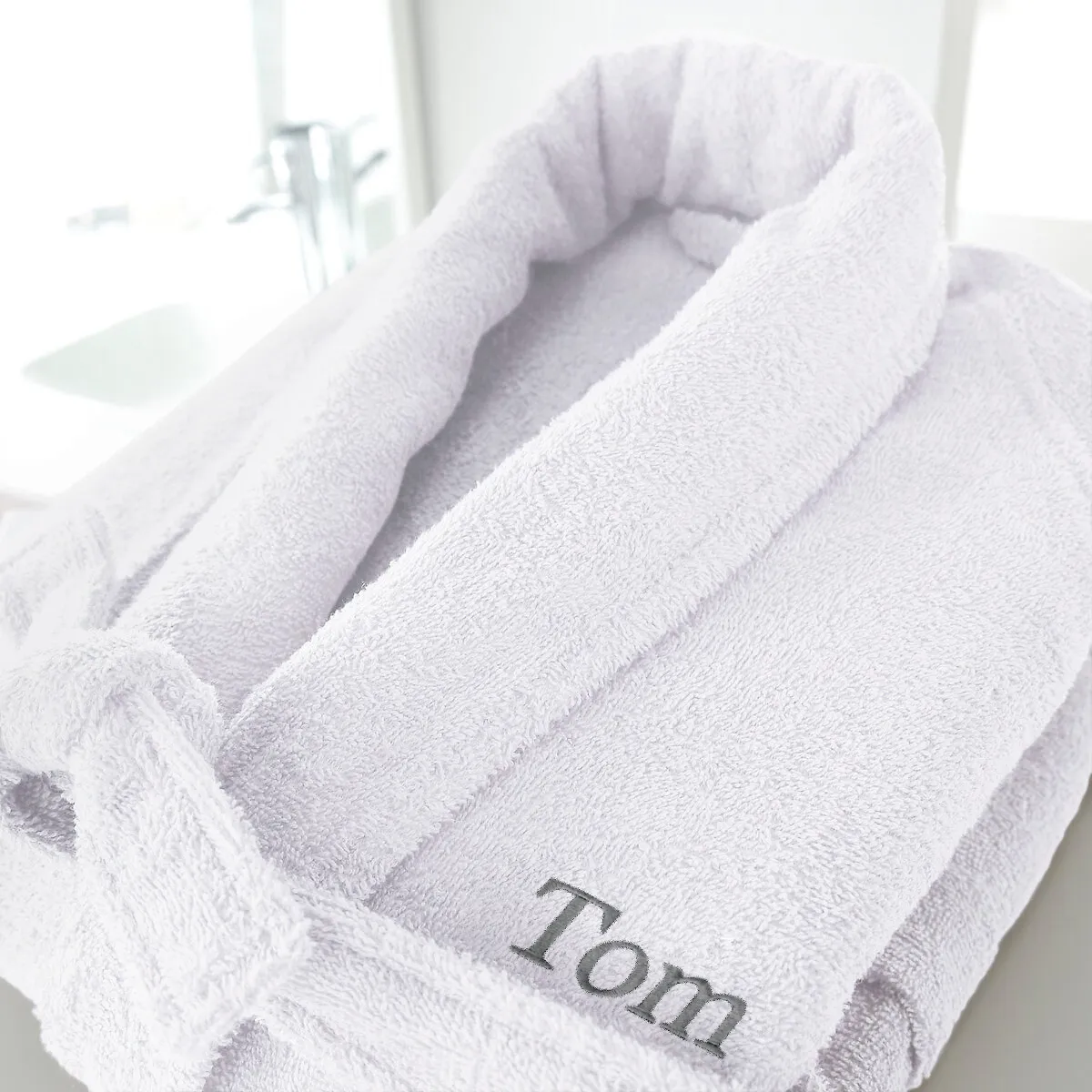 Peignoir Châle Personnalisé 350g/m², Scenario — vue 3