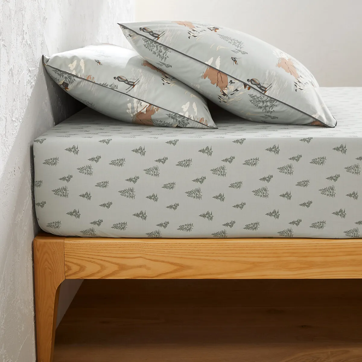 Drap-housse Percale De Coton Bonnet 30 Cm, Orvaz