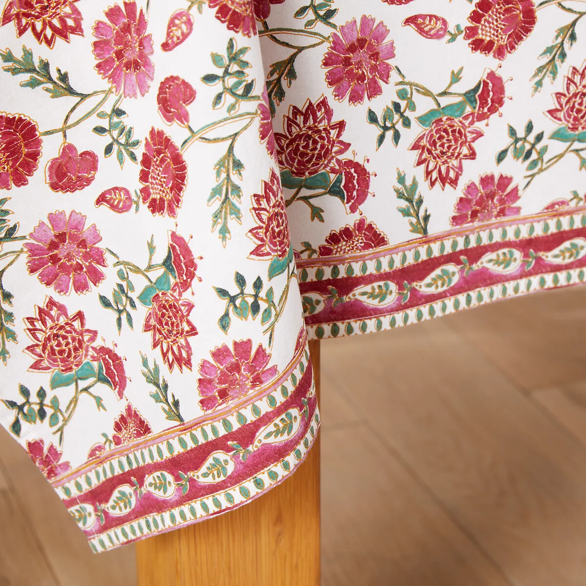 Nappe Imprimée Coton Lavé, Bhojan — vue 3