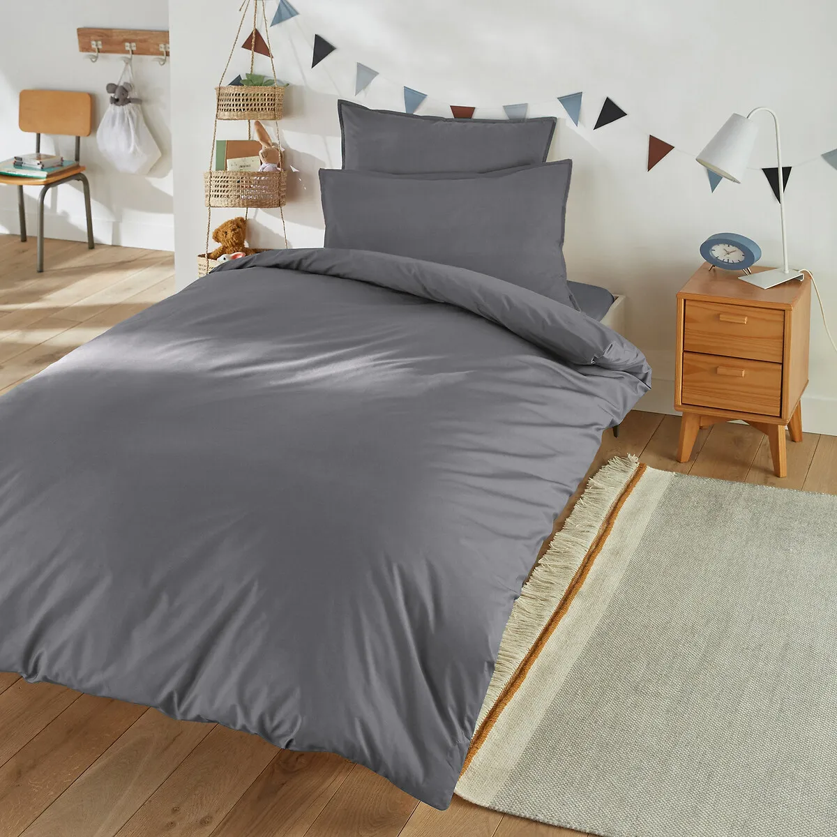 Taie Enfant Unie Percale De Coton Biologique — vue 3