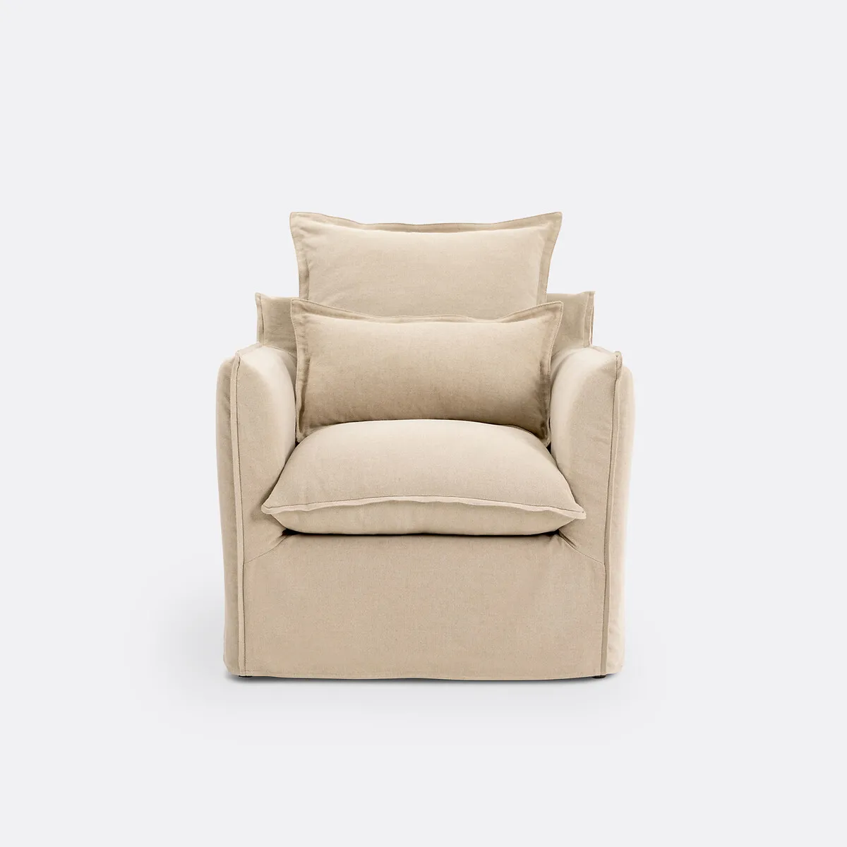 Fauteuil, Déhoussable, En Lin Épais, ODNA — vue 3