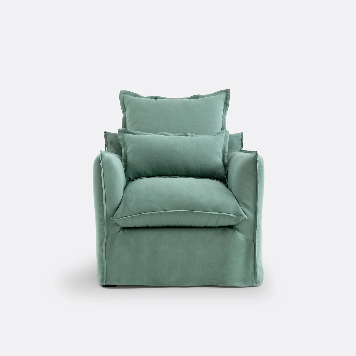 Fauteuil, Déhoussable, En Lin Froissé, ODNA — vue 3
