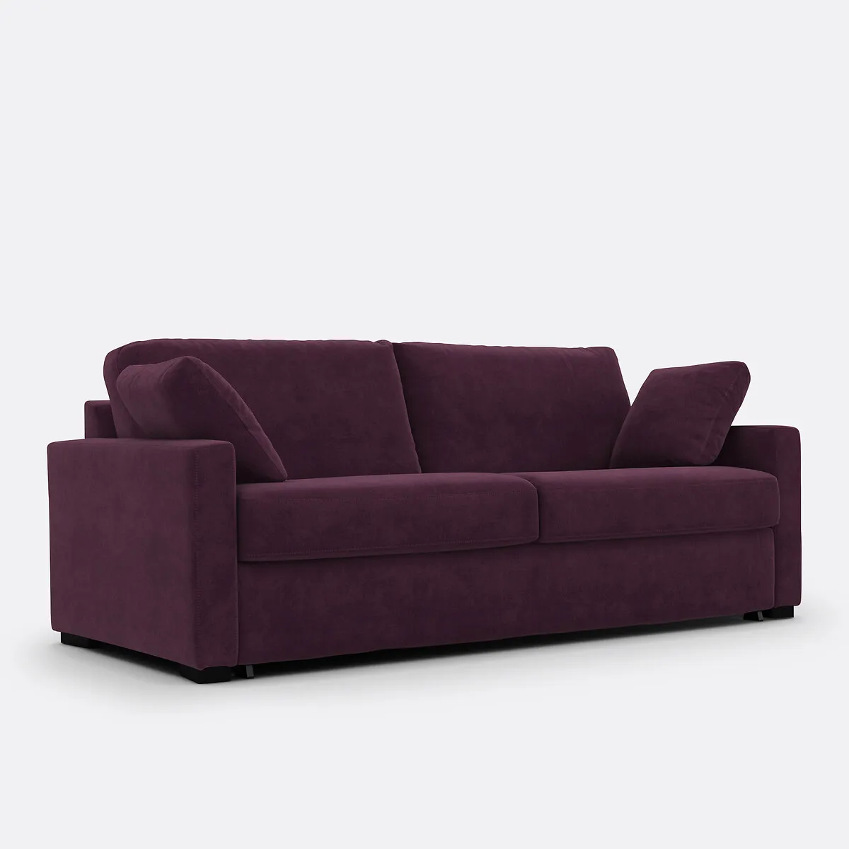 Canapé Convertible 2, 3 Ou 4 Places, Comfort Bultex®, En Velours, TIMOR — vue 3