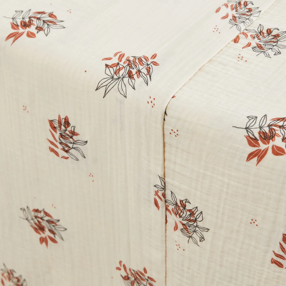 Drap Plat En Gaze De Coton, Monceaux — vue 3