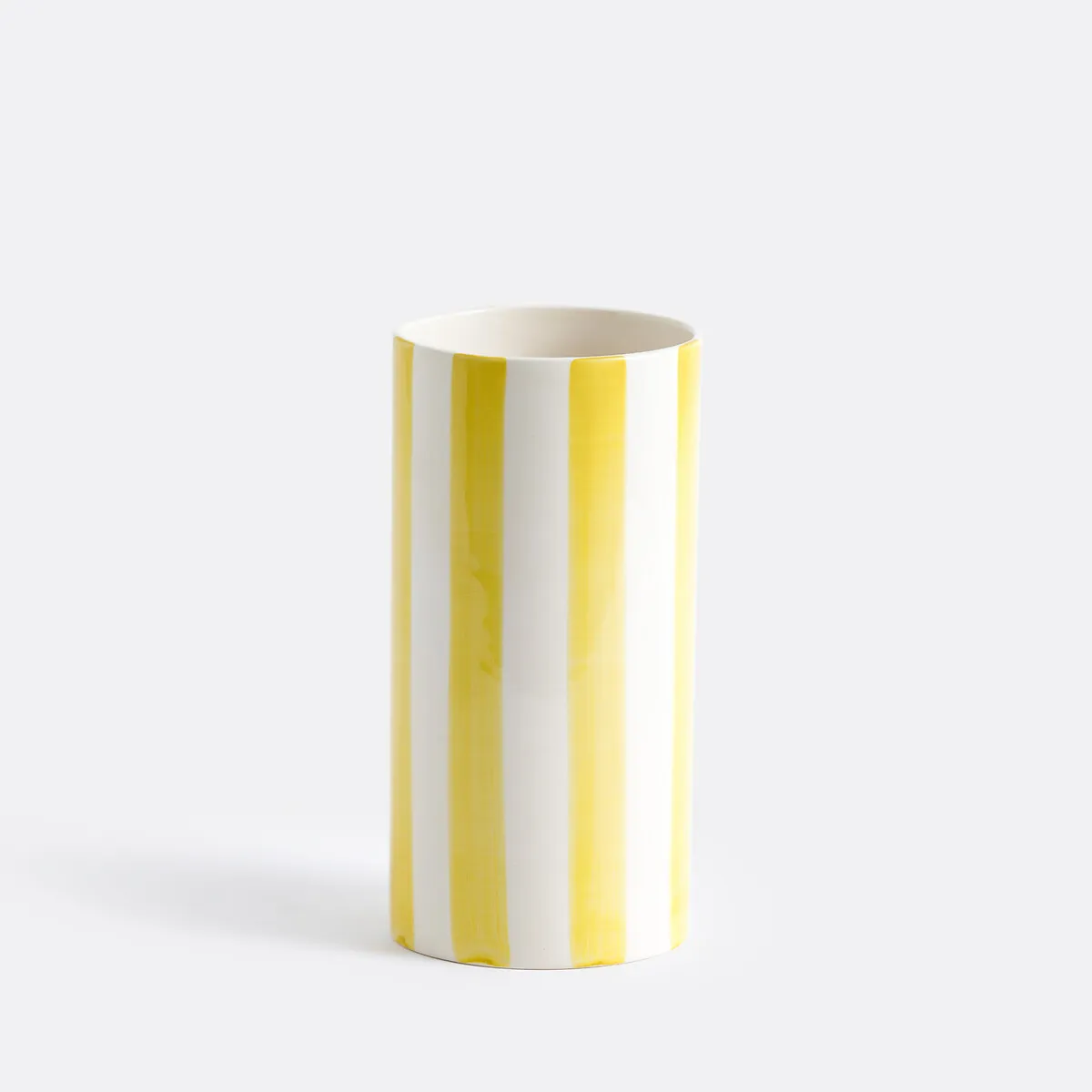 Vase En Céramique À Rayures, H25 Cm, Jaoma — vue 3