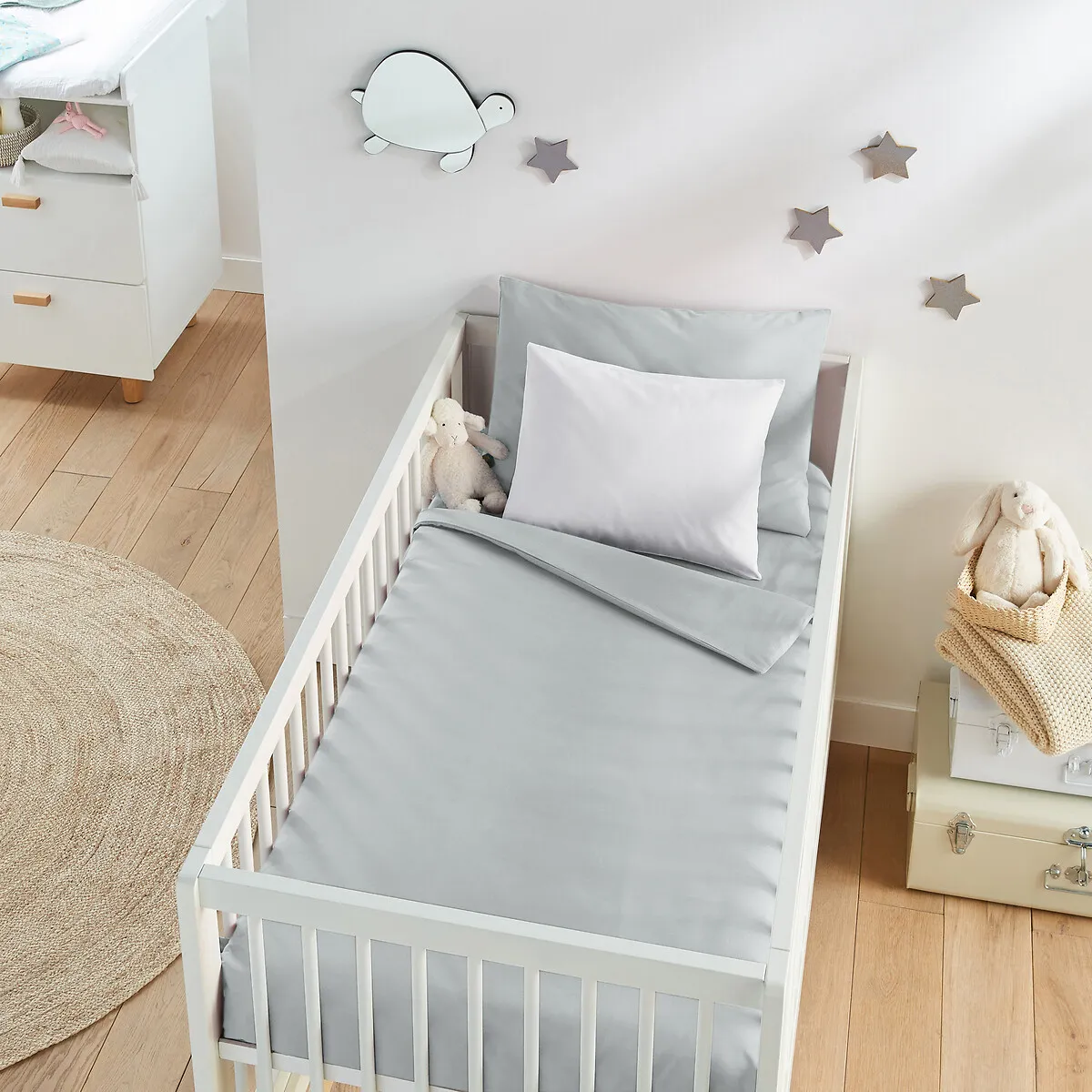 Drap Housse Bébé Coton Uni, Scenario — vue 3