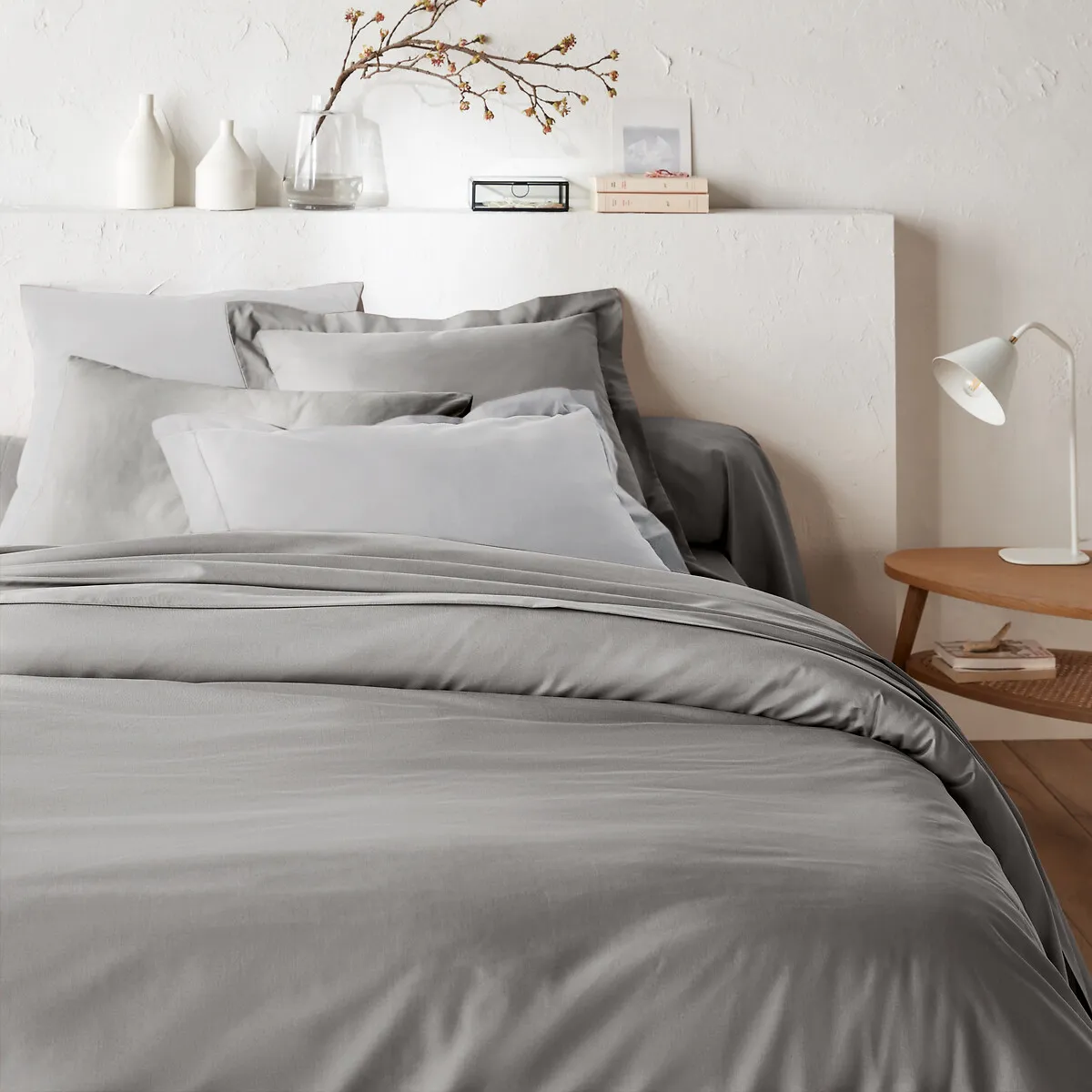 Drap Housse Uni En Coton, Lit Articulé, Scenario — vue 3