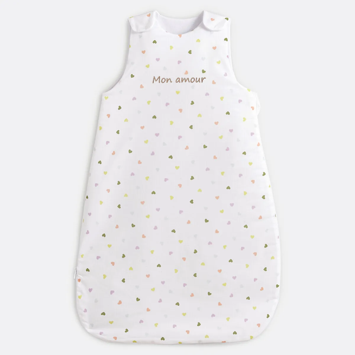 Gigoteuse Personnalisée En Coton Biologique, Imprimé Cœurs, SCACCO