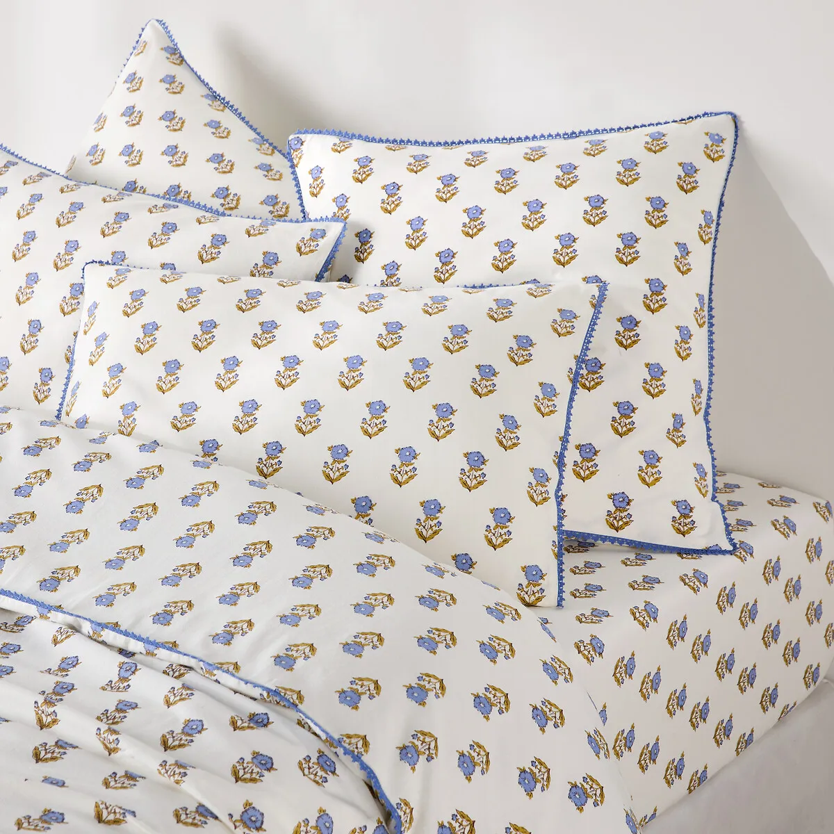 Drap-housse En Coton Lavé Bonnet 30 Cm, DIMANI — vue 3