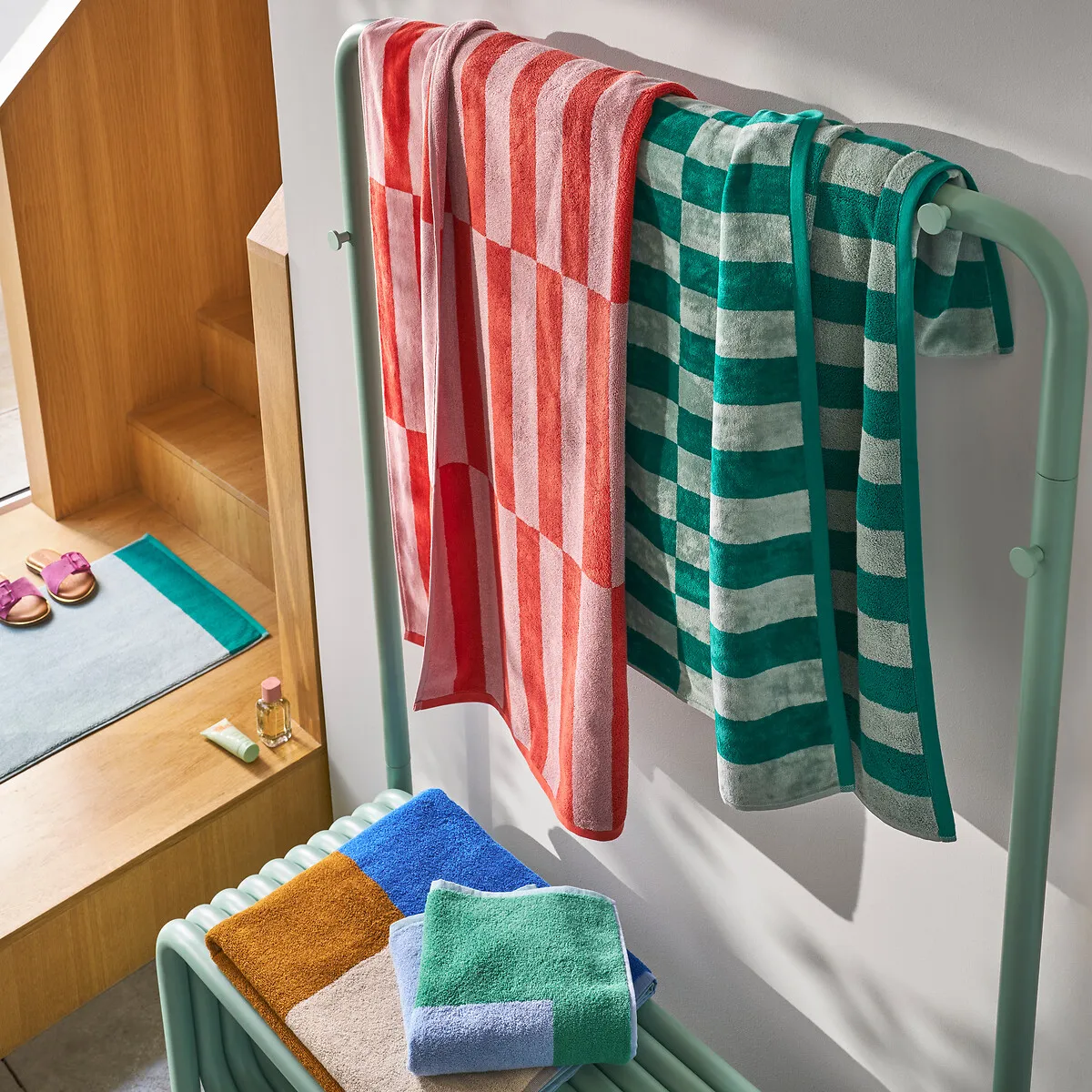 Drap De Bain Éponge Velours,Tabaka — vue 3