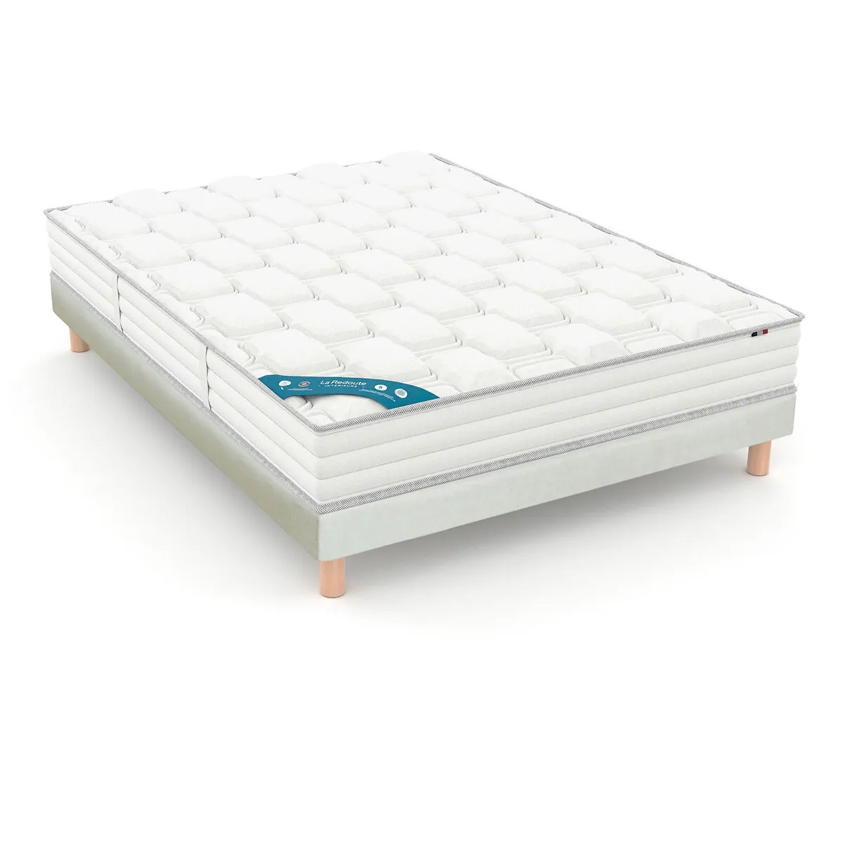 Ensemble Matelas 580 Ressorts, Soutien Ferme, Accueil Enveloppant Et Sommier