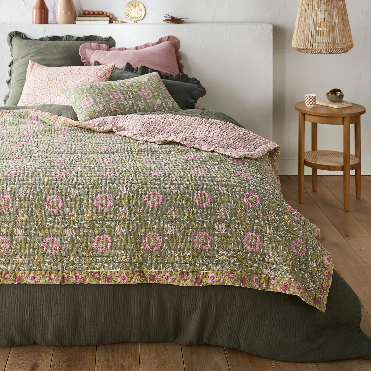 Couvre-lit Kantha Voile De Coton Casaluce