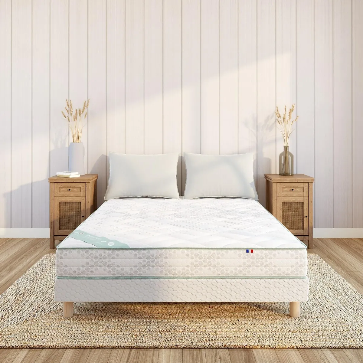 Matelas Dos Sensible Latex Très Ferme 19cm 3 Zones