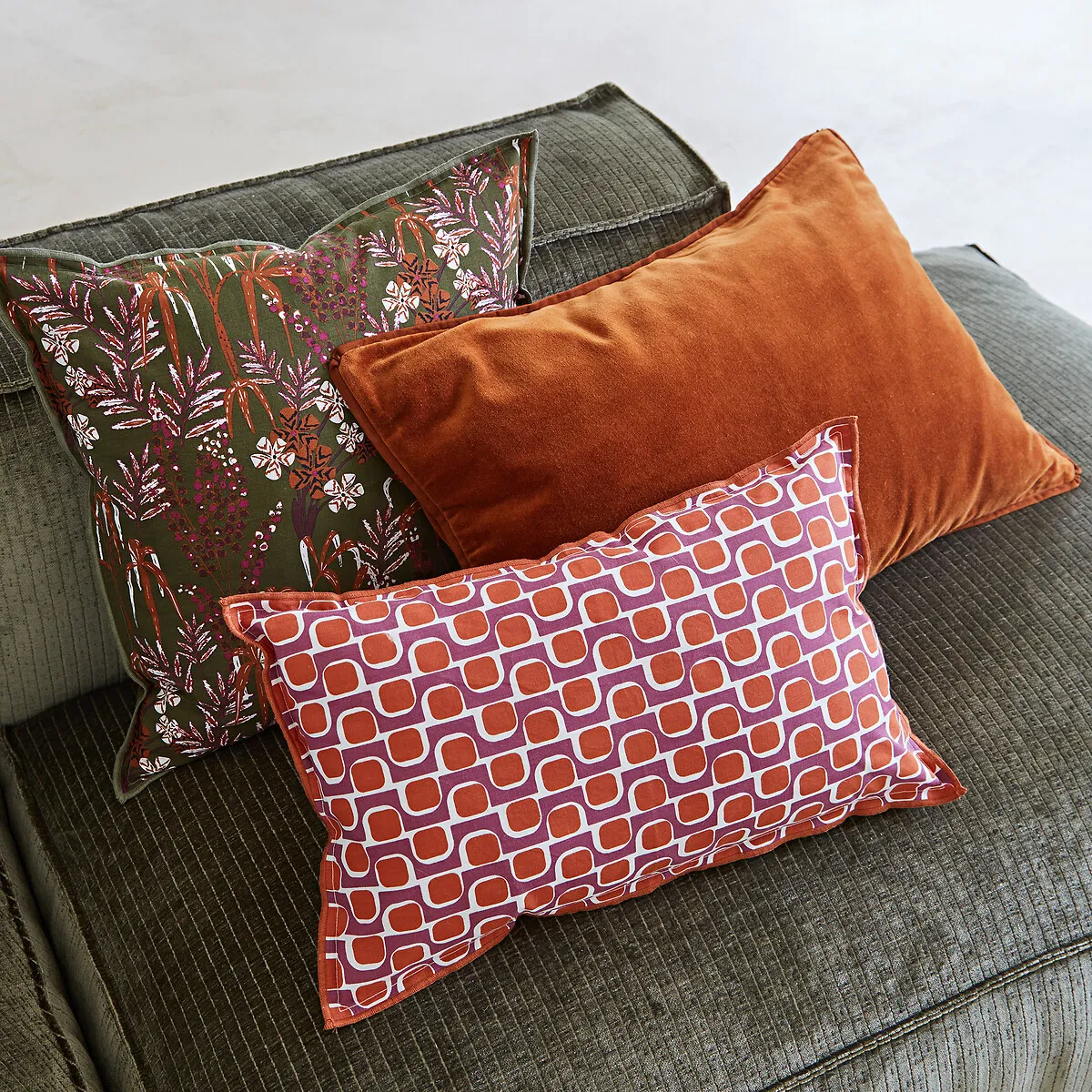 Housse De Coussin Velours Uni, Alette — vue 3