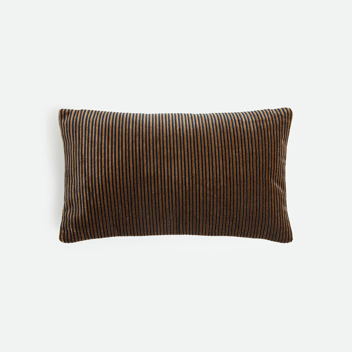 Housse De Coussin Rectangulaire, Rayée, En Velours, MANOKI