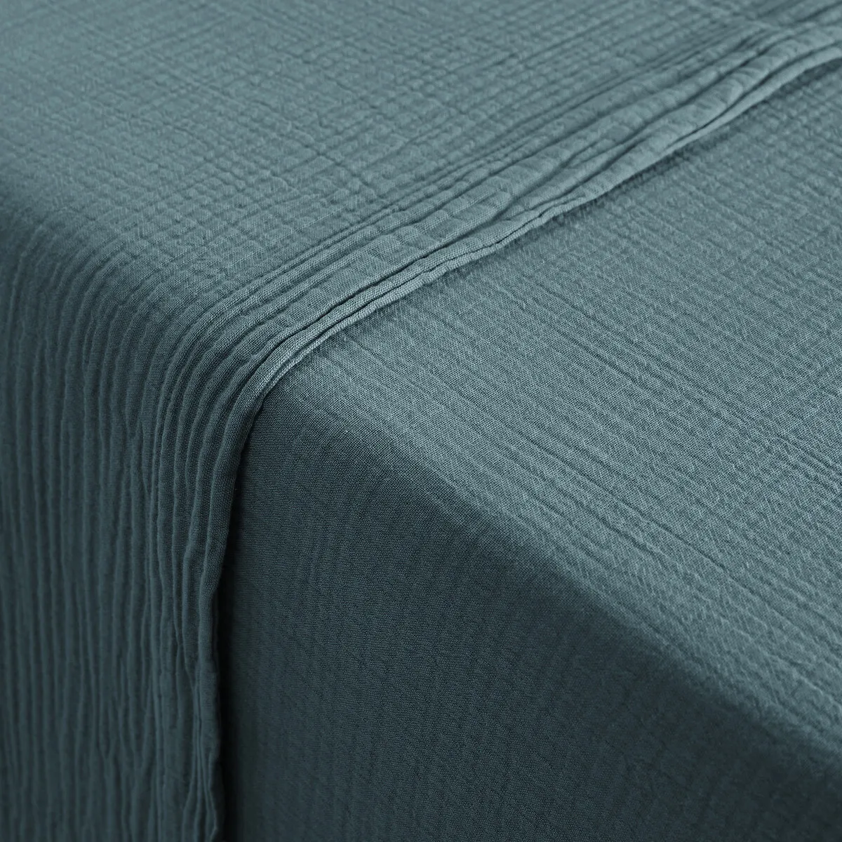 Drap Plat Uni Gaze De Coton, Kumla — vue 3