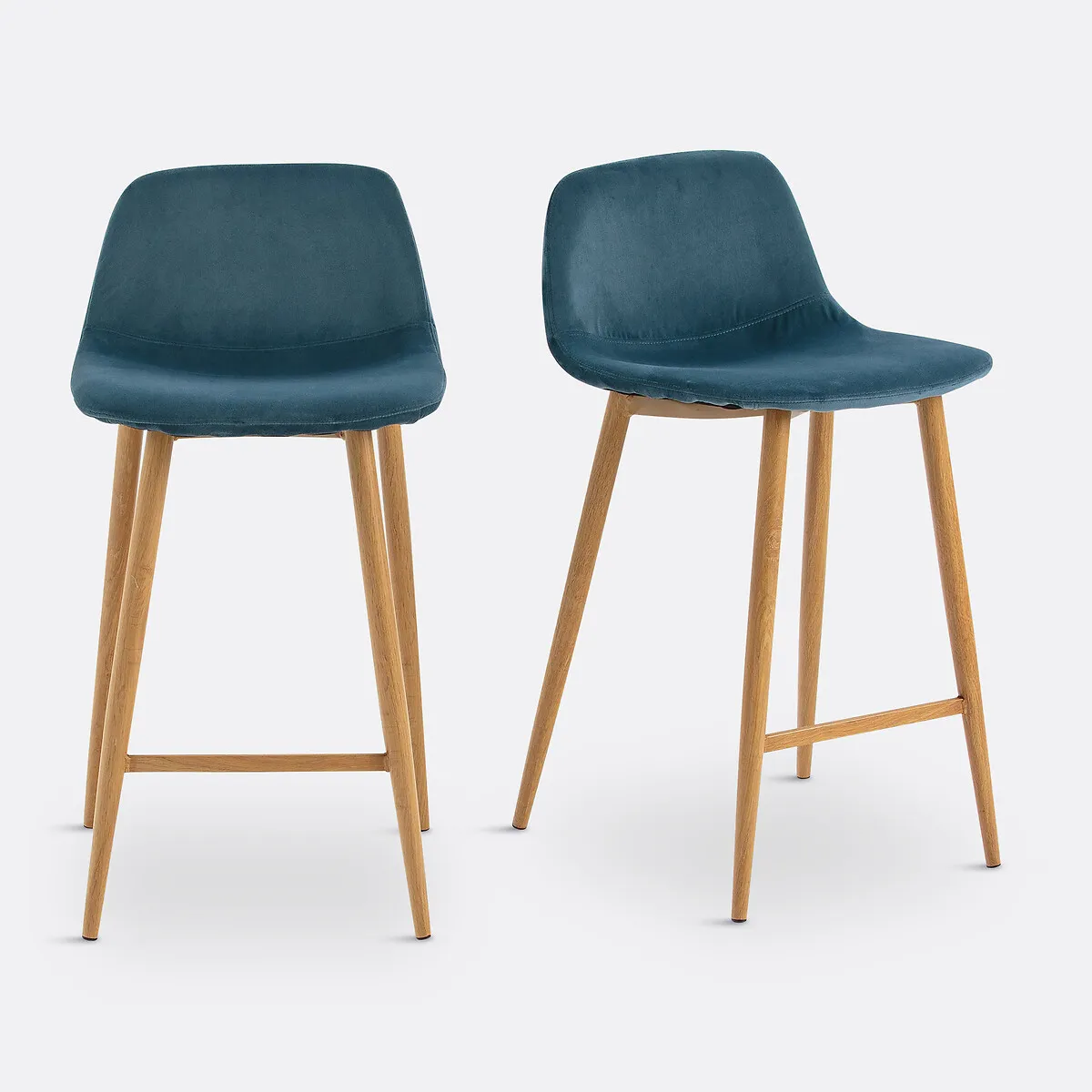 Lot De 2 Chaises De Bar Mi-hauteur Lavergne