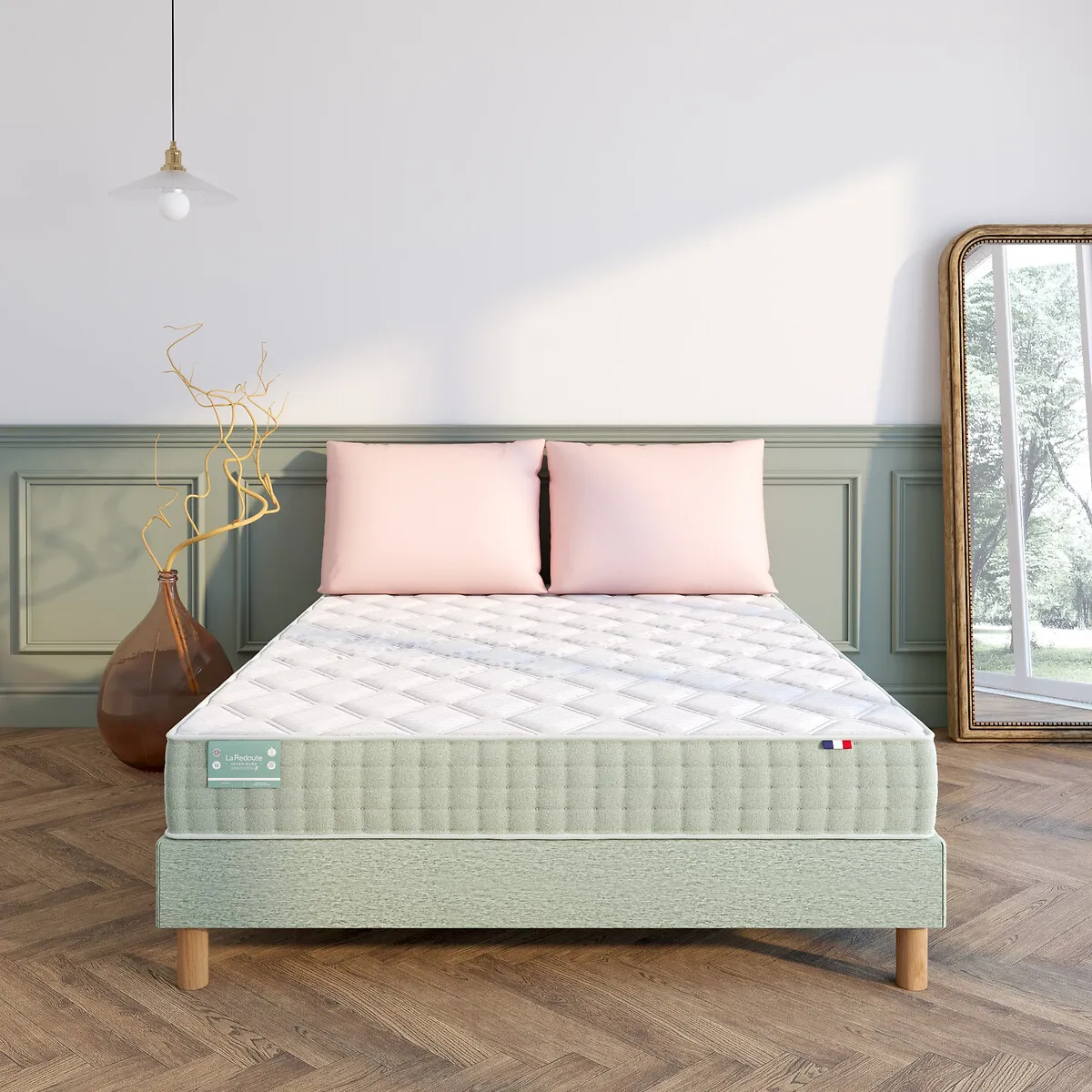 Matelas Dos Sensible Latex, 5 Zones, Soutien Ferme, Accueil Tonique