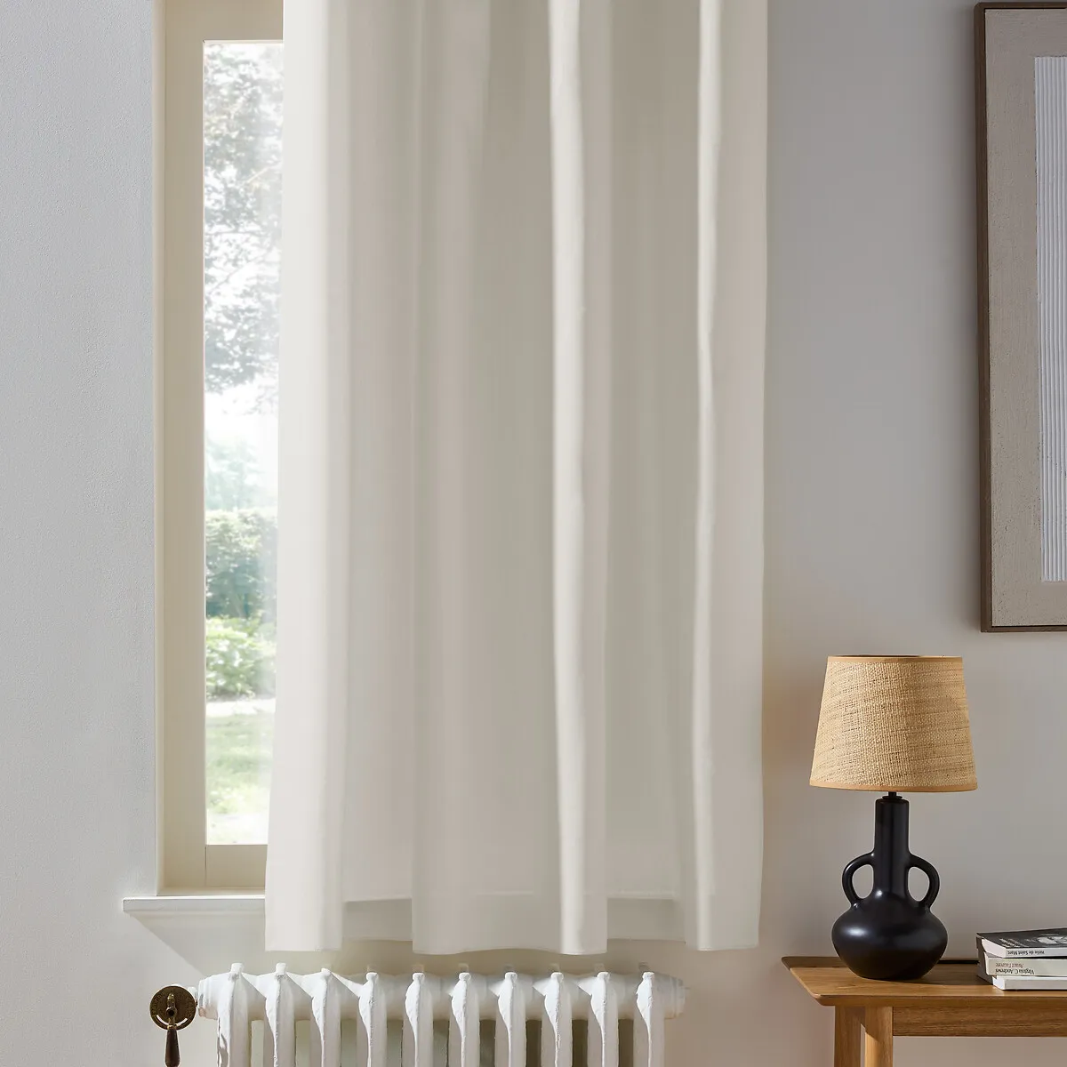 Rideau Radiateur Œillets Pur Coton, Scenario