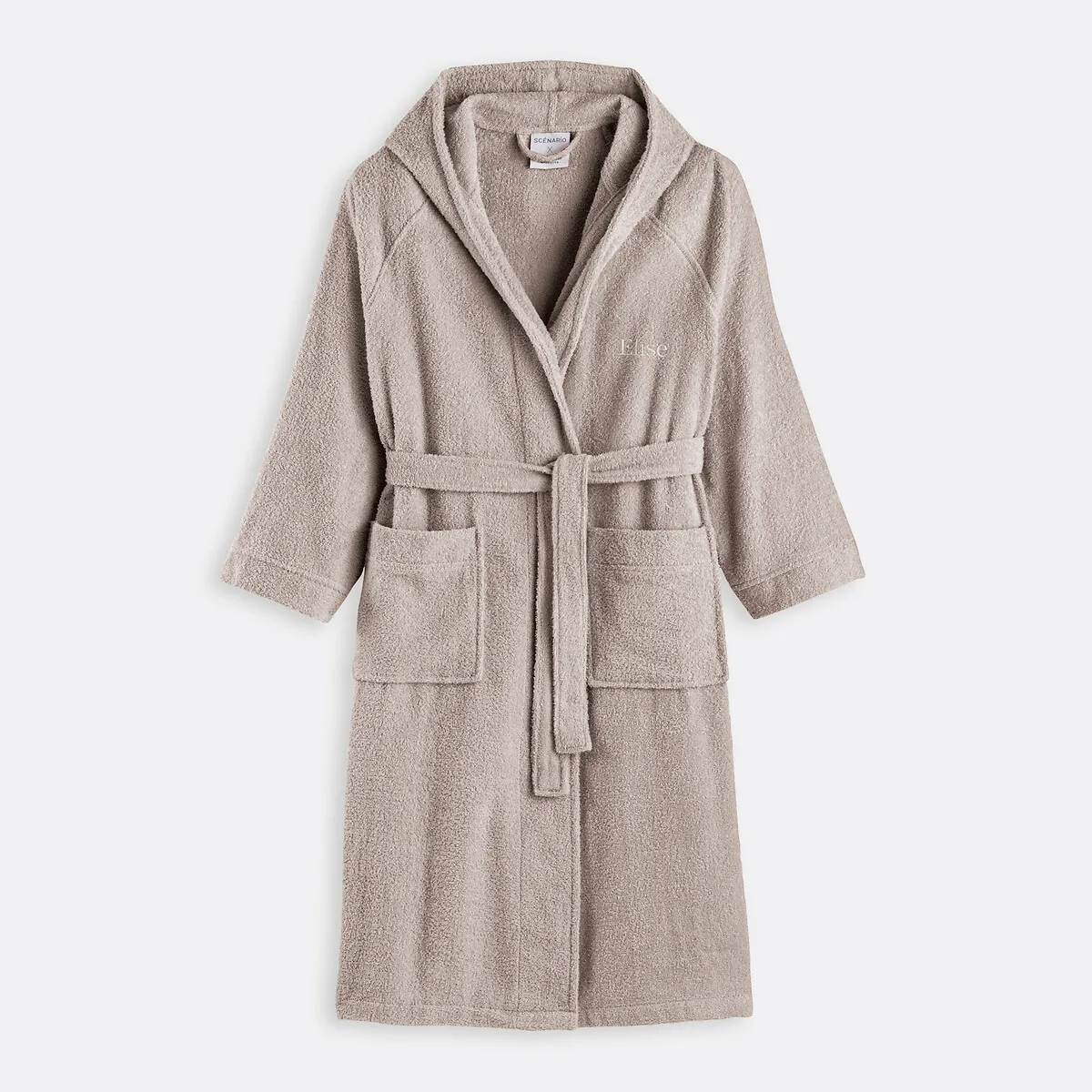 Peignoir Capuche Personnalisé 350 G/m2, Scénario