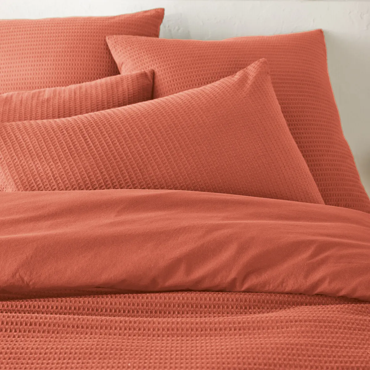 Housse De Couette Coton Lavé Nid D'abeille, Tifly — vue 3